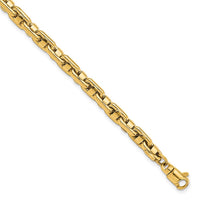 Thumbnail for 14K Yellow Polished Fancy Link Men's Bracelet