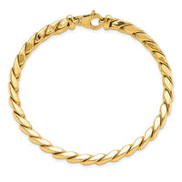 Thumbnail for 14K Polished Fancy Link Men's Bracelet