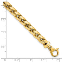 Thumbnail for 14K Polished Fancy Link Men's Bracelet