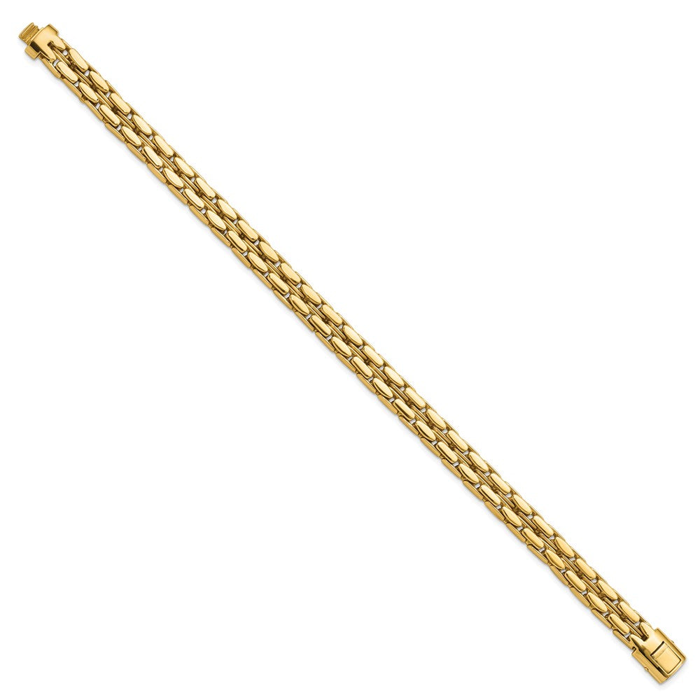 14k Yellow Gold Polished Chain Bracelet
