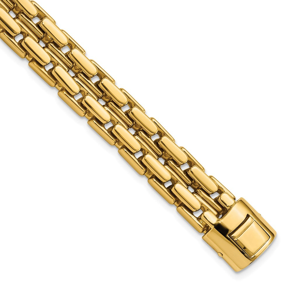 14k Yellow Gold Polished Chain Bracelet