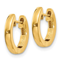 Thumbnail for 14k Polished 2MM Hinged Hoop Earrings