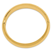 Thumbnail for 14k 11/16 High Polished Hinged Bangle Bracelet