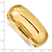 Thumbnail for 14k 13/16 High Polished Hinged Bangle Bracelet