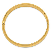Thumbnail for 14k 7/16 High Polished Hinged Bangle Bracelet
