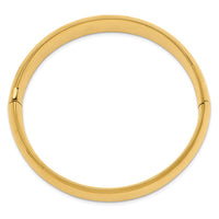 Thumbnail for 14k 9/16 High Polished Hinged Bangle Bracelet