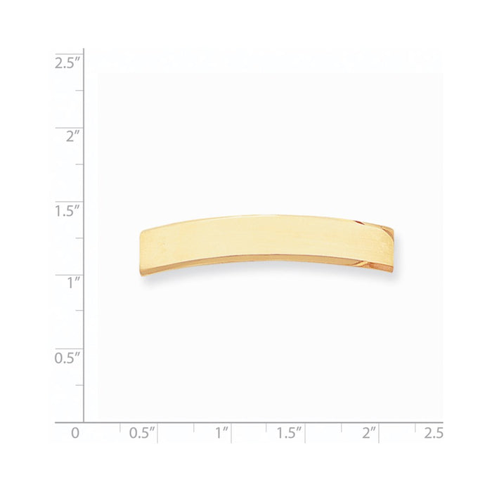 14k 47x8.5x1.25 mm ID Plate