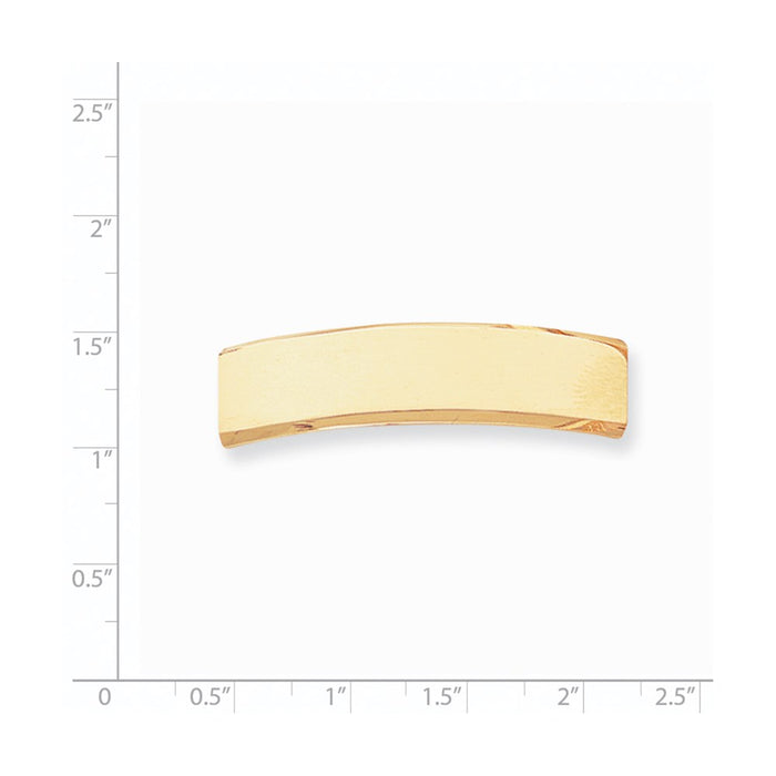 14k 48x12x1.8 mm ID Plate