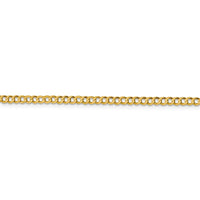 Thumbnail for 14k 3.1mm Lightweight Flat Cuban Chain