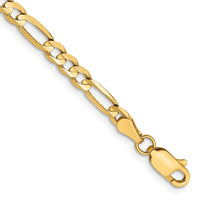 Thumbnail for 14k 4mm Concave Open Figaro Chain