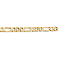 Thumbnail for 14k 5.5mm Concave Open Figaro Chain