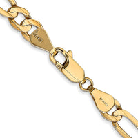 Thumbnail for 14k 5.5mm Concave Open Figaro Chain