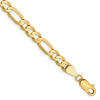 Thumbnail for 14k 5.5mm Concave Open Figaro Chain