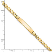 Thumbnail for 14k Flat Curb Link ID Bracelet