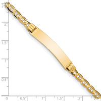 Thumbnail for 14k Anchor Link ID Bracelet