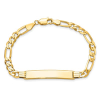 Thumbnail for 14k Flat Figaro Link ID Bracelet