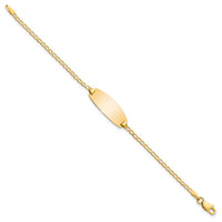 Thumbnail for 14k Oval Curb ID Bracelet