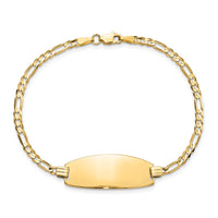 Thumbnail for 14ky Oval Figaro ID Bracelet