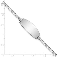 Thumbnail for 14ky Oval Figaro ID Bracelet