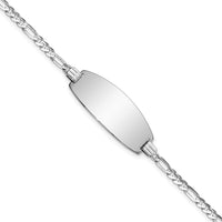 Thumbnail for 14ky Oval Figaro ID Bracelet