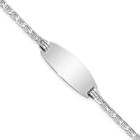 Thumbnail for 14ky Oval Anchor ID Bracelet