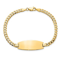 Thumbnail for 14ky Oval Curb ID Bracelet