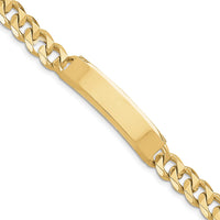 Thumbnail for 14k Hand-polished Curb Link ID Bracelet