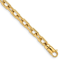 Thumbnail for 14k 5mm Hand-polished Fancy Link Bracelet