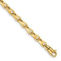Thumbnail for 14k 3.9mm Hand-polished Fancy Link Bracelet