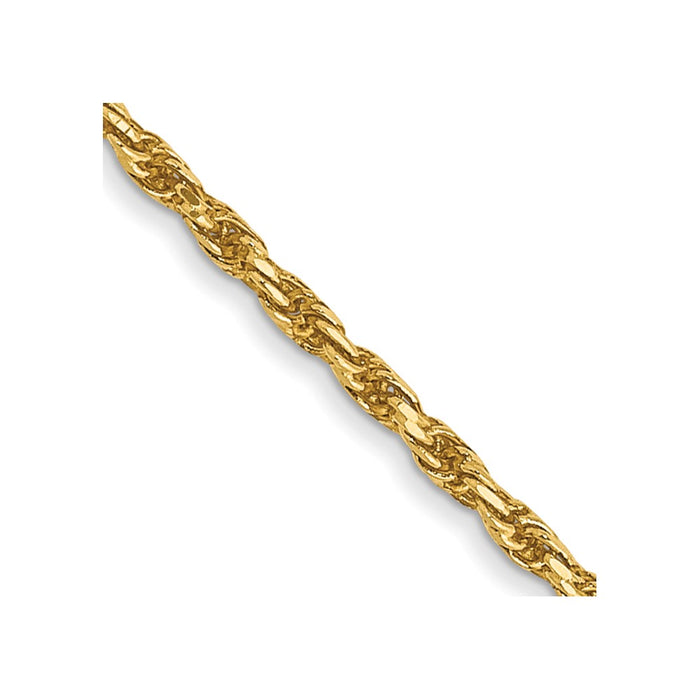 14k 1.3mm Solid D/C Machine-Made Chain