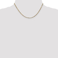 Thumbnail for 14k 2.25mm D/C Milano Rope Chain