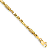Thumbnail for 14k 3.0mm D/C Milano Rope Chain
