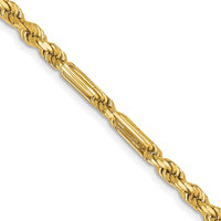 Thumbnail for 14k 3.0mm D/C Milano Rope Chain
