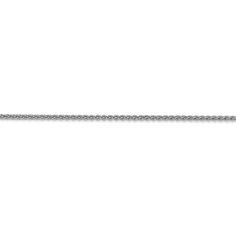 14k WG 1.65mm Spiga Chain