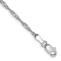 Thumbnail for 14k White Gold 1.7mm Singapore Chain