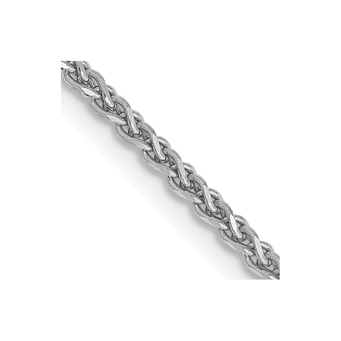 14k WG 1.4mm D/C Spiga Chain