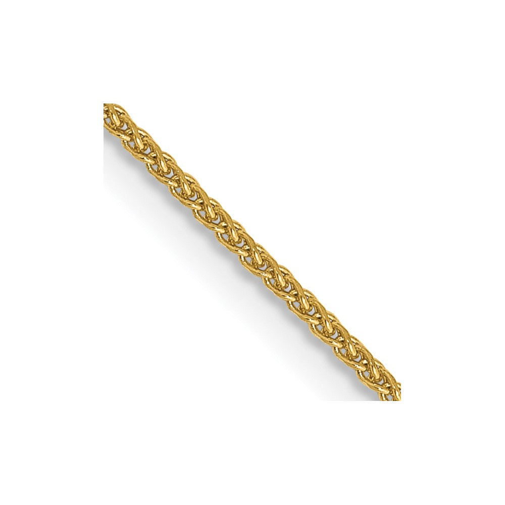 14k 1mm D/C Spiga with Spring Ring Clasp Chain