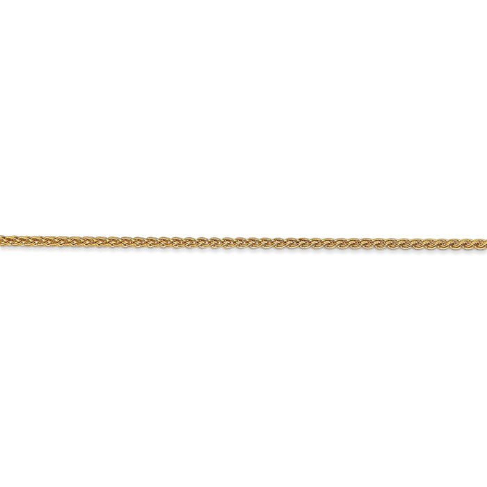 14k 1.65mm Spiga Chain