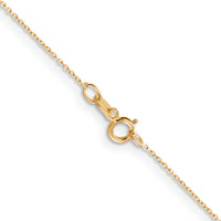 Thumbnail for 14k .6mm D/C Round Open Link Cable Chain