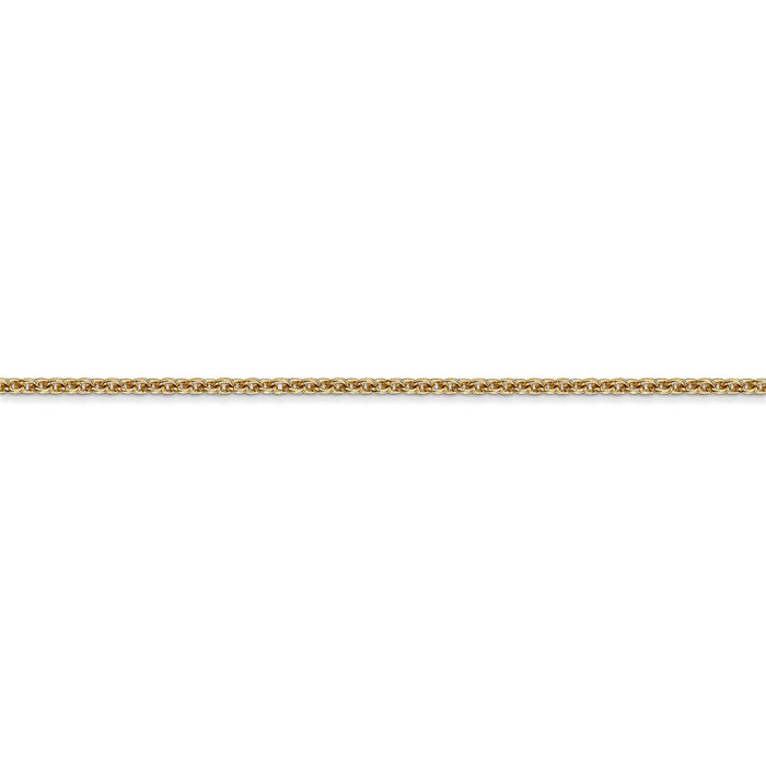 14k 1.8mm Forzantine Cable Chain