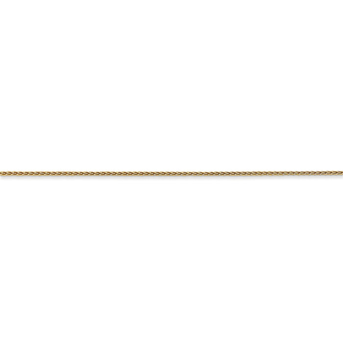 14k .65mm D/C Spiga with Spring Ring Clasp Chain