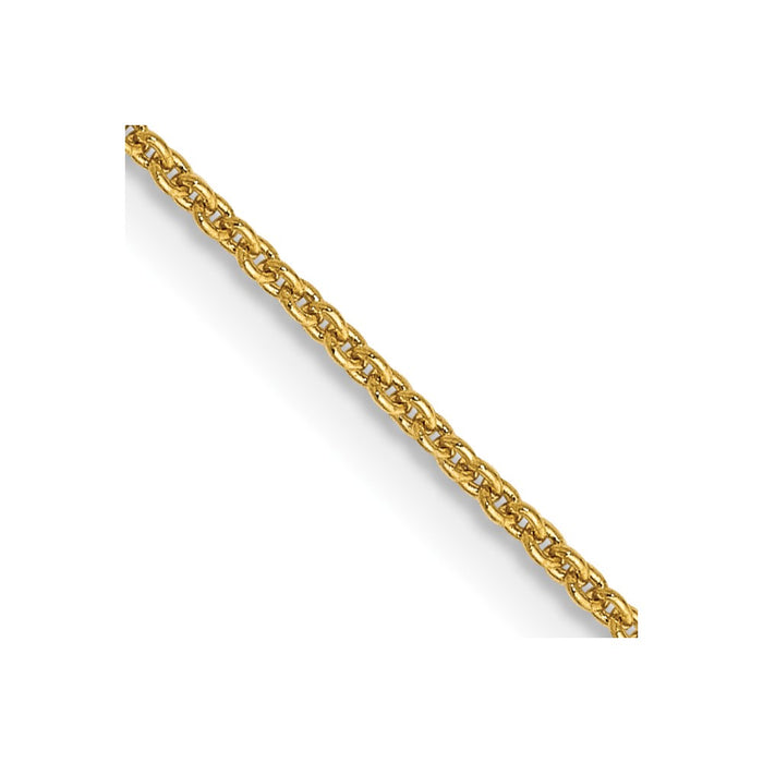 14k .9mm Cable with Lobster Clasp Chain