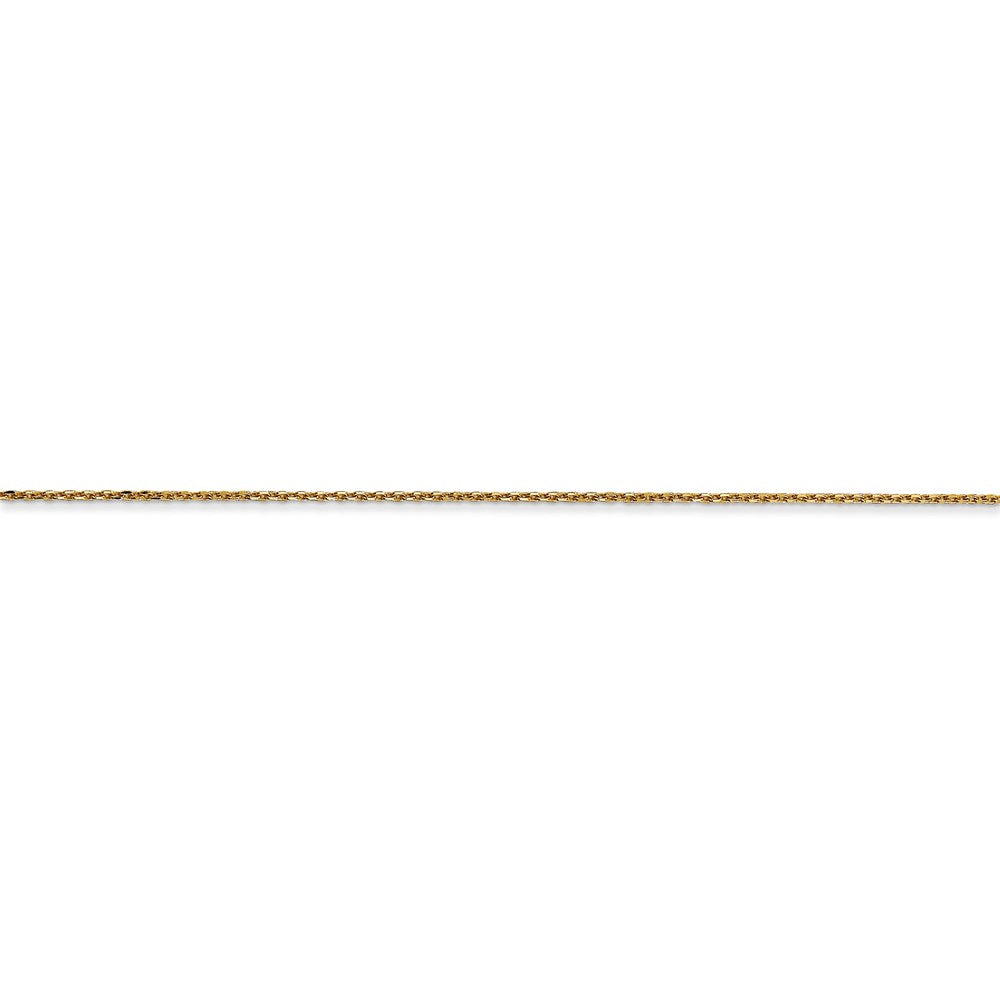 14k .65mm D/C Round Open Link Cable Chain