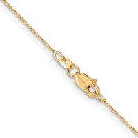 Thumbnail for 14k .65mm D/C Round Open Link Cable Chain