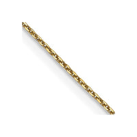 Thumbnail for 14k .65mm D/C Round Open Link Cable Chain