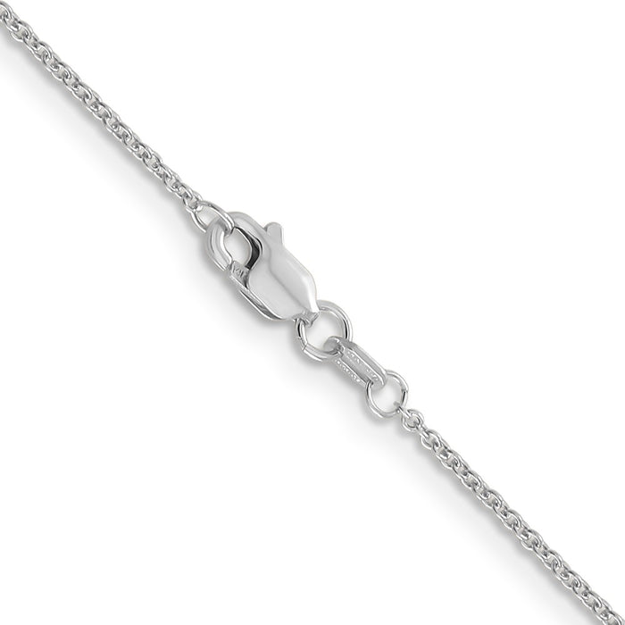 14k WG 1.2mm Cable Chain