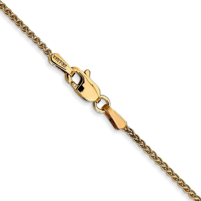 14k 1.25mm Spiga Chain