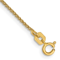 Thumbnail for 14k 1mm Spiga with Spring Ring Clasp Chain