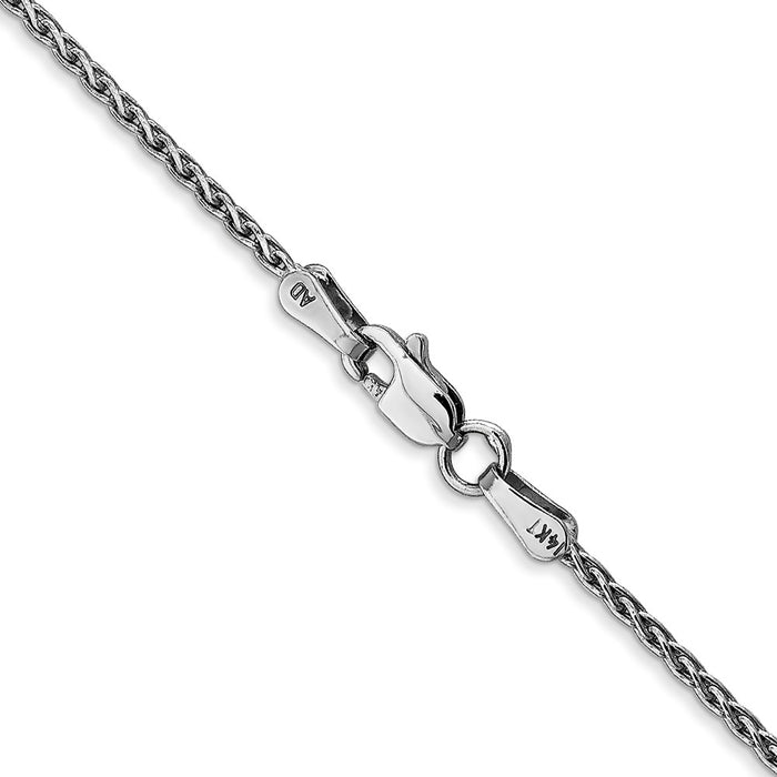 14k WG 1.5mm Parisian Wheat Chain