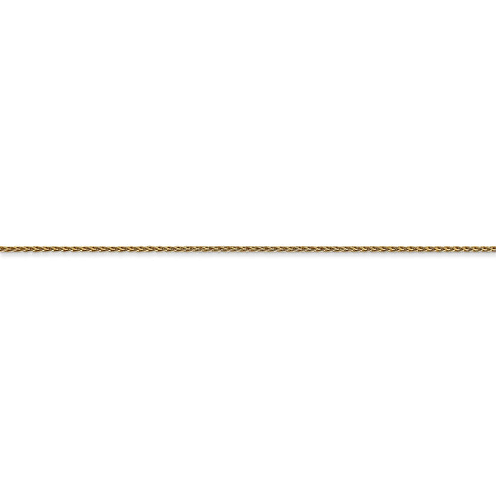 14k 1mm Parisian Wheat Chain